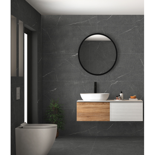 Керамогранит Global Tile Лазурь / Lakeside GT1206014365MR 60*120 черный
